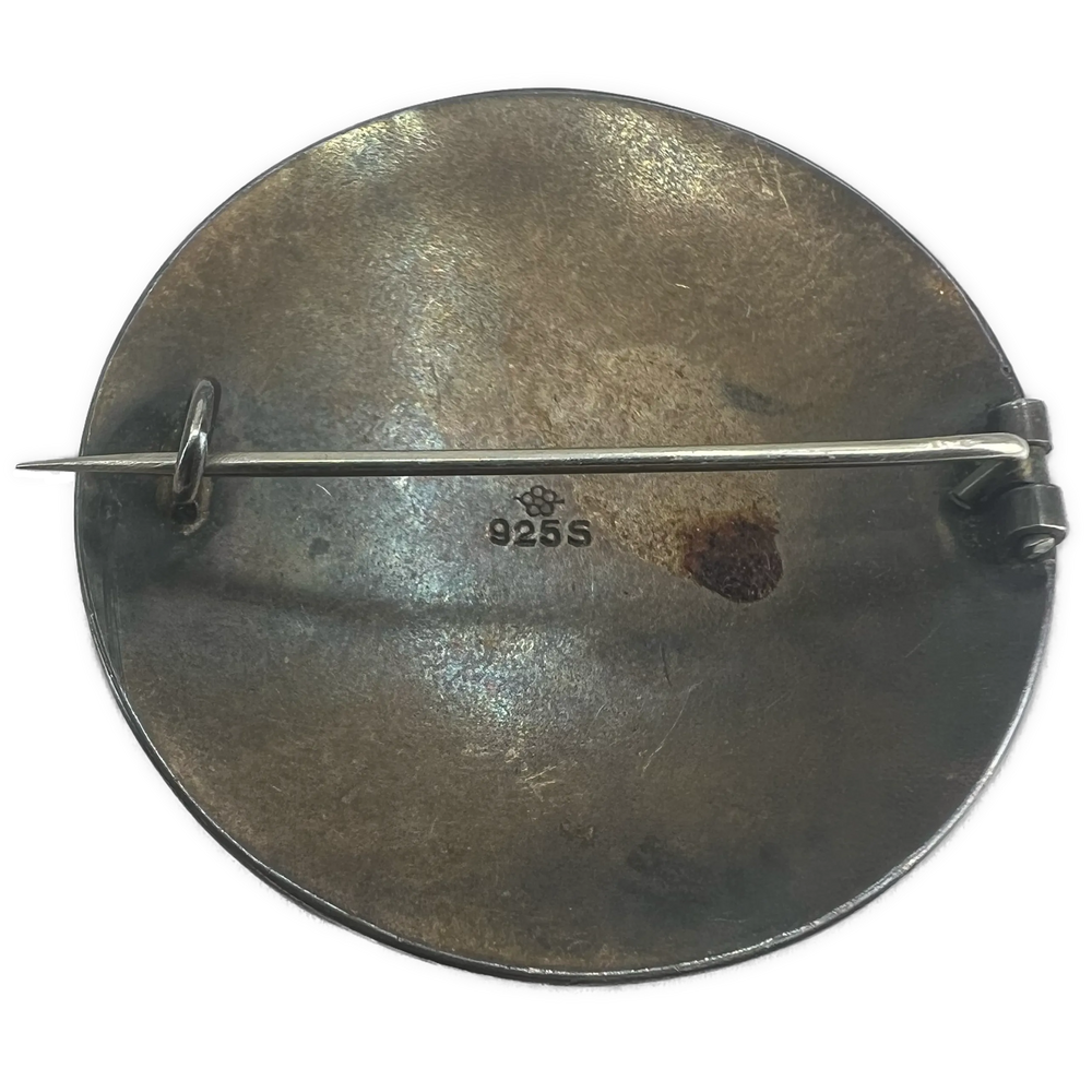 925s brosje Ø40mm O.F. Hjortdahl