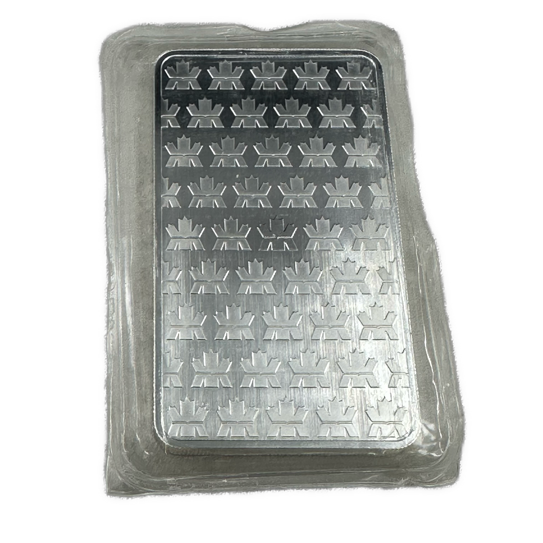 10oz .999Ag Royal Canadian Mint Barre