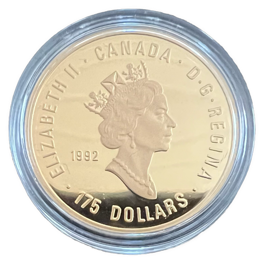 16.97g .916Au (½oz) SPOT+2% 175$ Canada 1992 IOC Centennial Coin Programme