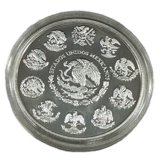 1oz .999Ag 5Pesos 1999-2000