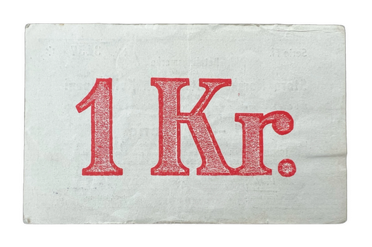 1 Kr 1952/53 Serie Ff Store Spitsbergen Kulkompani. God Kv.1