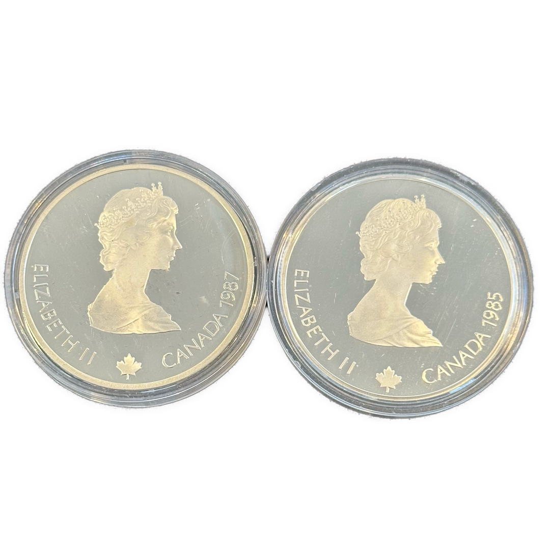 2oz .999Ag(NetWeight)20Dollar Canada 1985/87