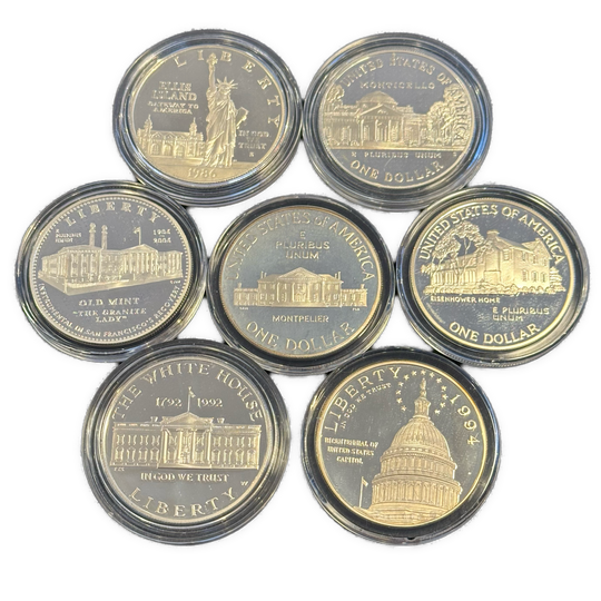 187,1g .900Ag(SPOT)Commemorative coins USA $1