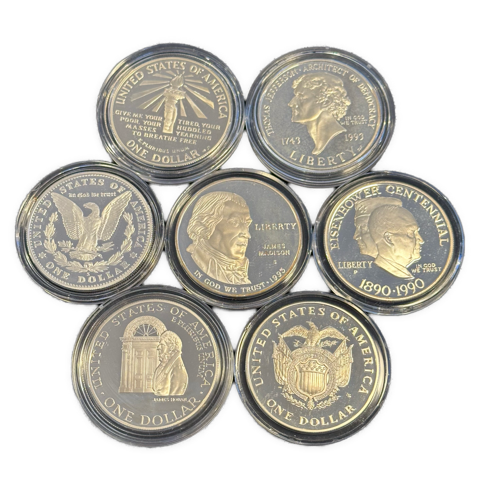 187,1g .900Ag(SPOT)Commemorative coins USA $1