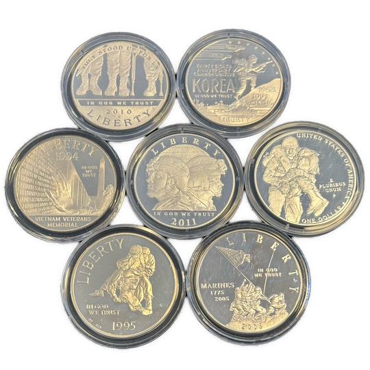 187,1g .900Ag(SPOT)Commemorative coins USA $1