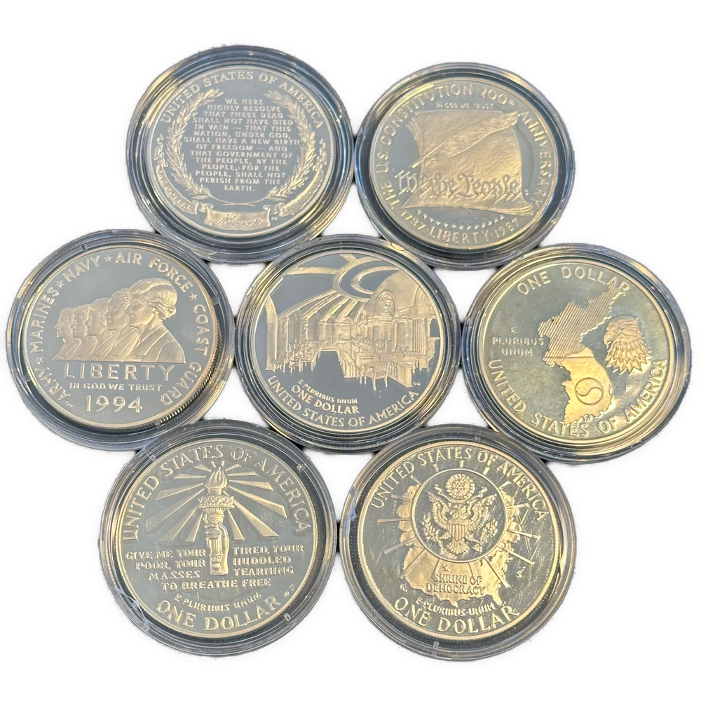 187,1g .900Ag(SPOT)Commemorative coins USA $1