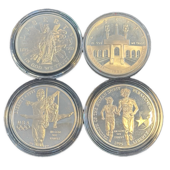 106,9g .999Ag(SPOT)Commemorative coins USA $1 OL Atlanta