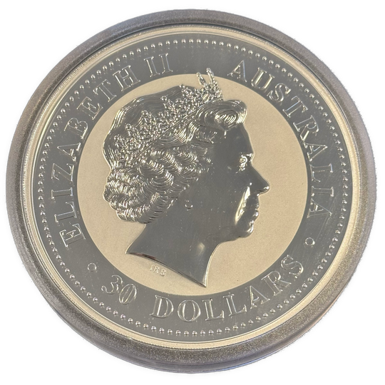 1Kg .999Ag 2007 Australian Kookaburra i skrin