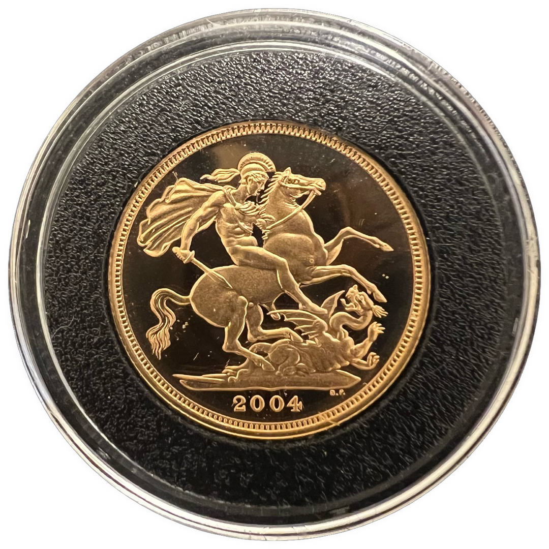 7.98g .916Au Sovereign 2003-09 (Flere på lager)
