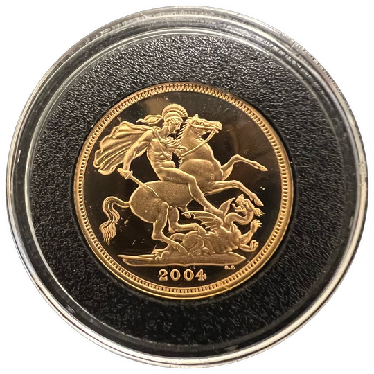 7.98g .916Au Sovereign 2003-09 (Flere på lager)