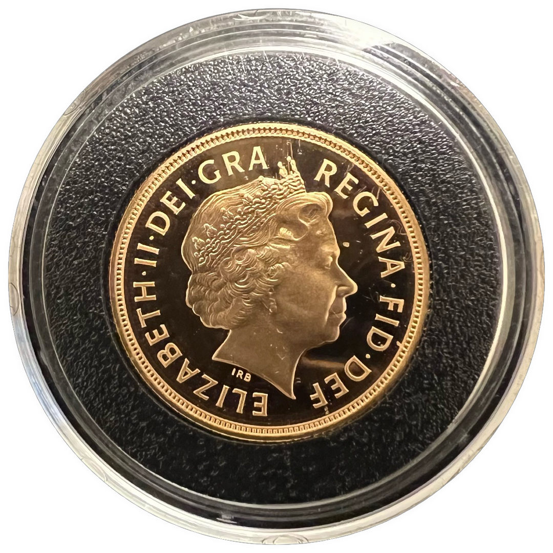 7.98g .916Au Sovereign 2003-09 (Flere på lager)