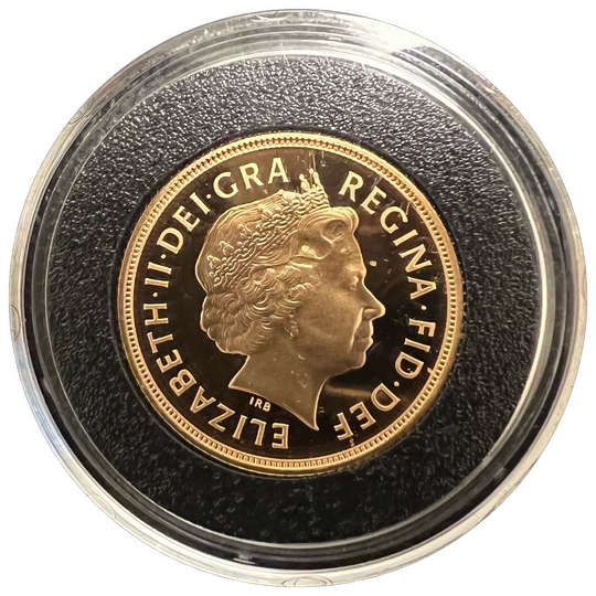 7.98g .916Au Sovereign 2003-09 (Flere på lager)