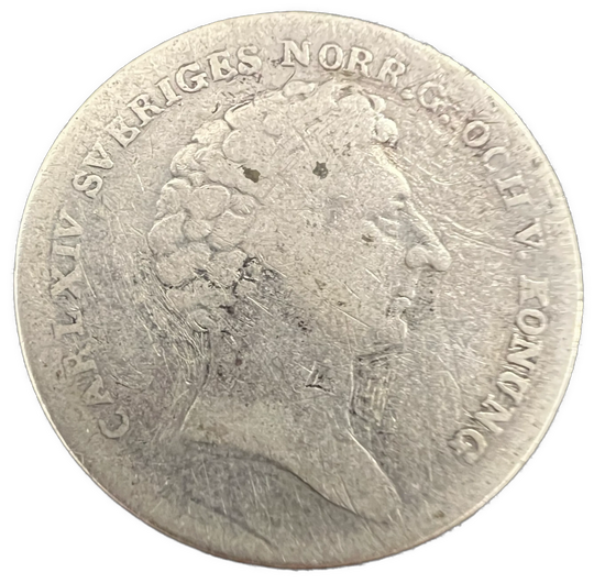1/8 Riksdaler Specie 1832 Carl XIV Sverige