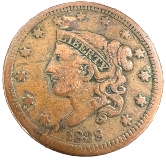 1 Cent 1838 Liberty USA (medium)