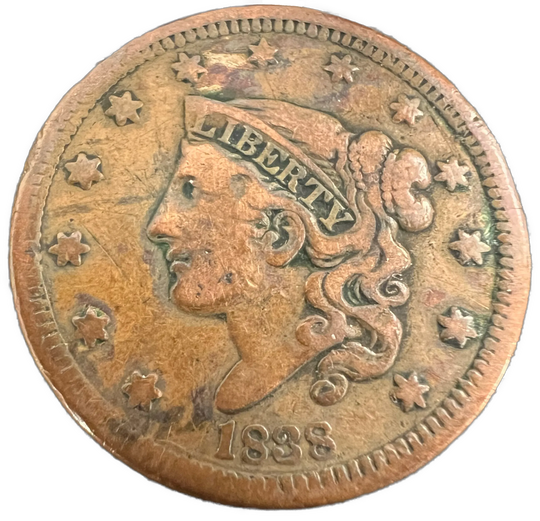 1 Cent 1838 Liberty USA (medium)