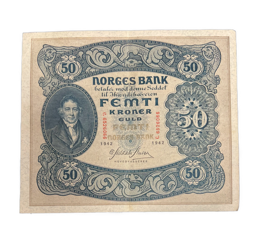 50 Kr 1942 C  god kv.1