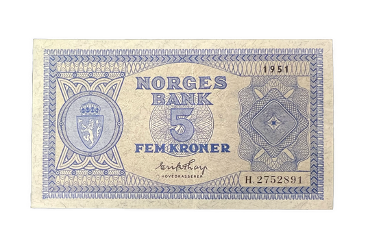5 Kr 1951 H Kv.1+/01