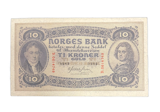 10 Kr 1943 D Kv.1+/01