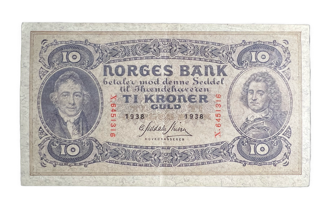 10 Kr 1938 X (God kv.1)