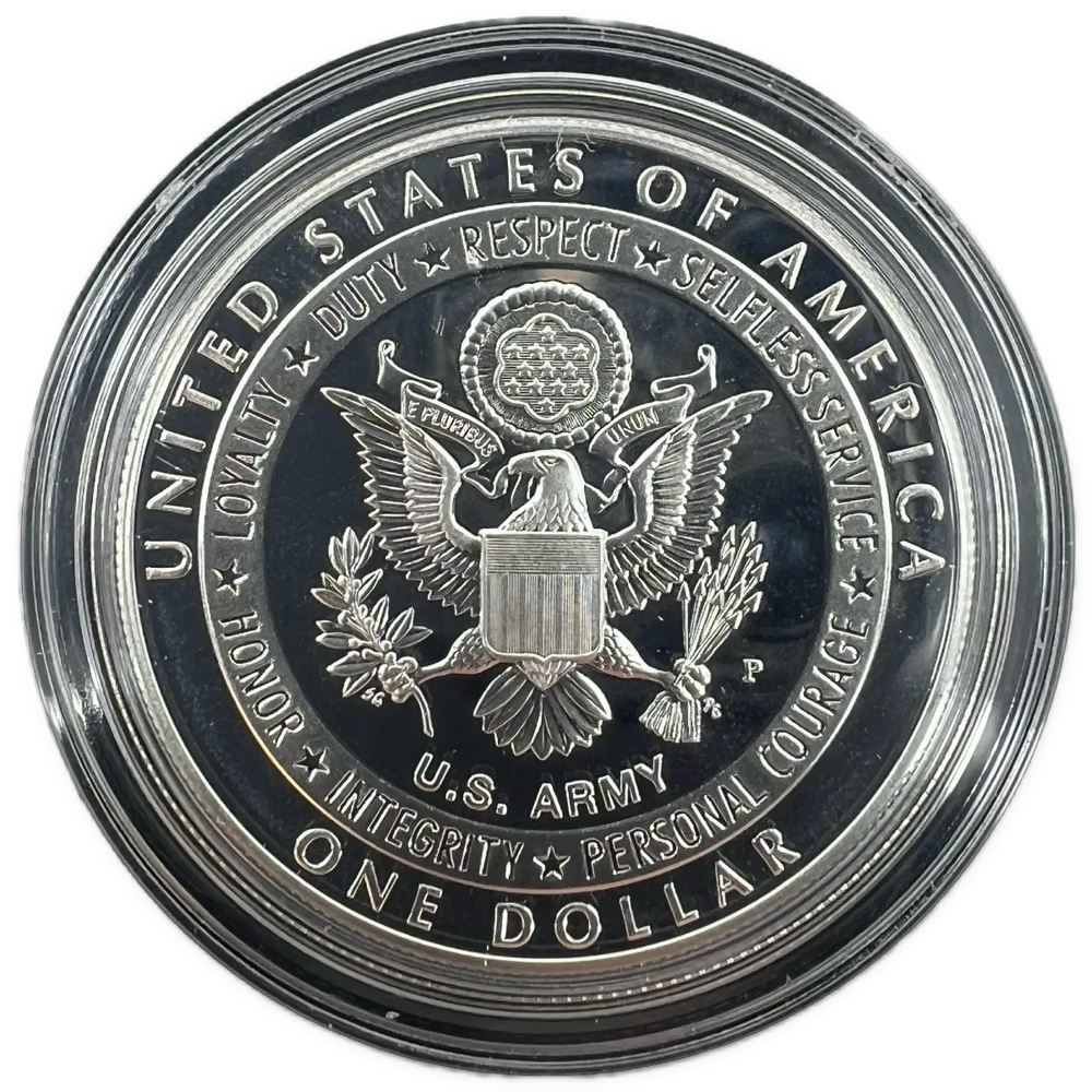 26.7g .900Ag (SPOT+2%) $1 2011 US Army Commemorative Coin Program