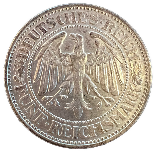 5 Reichsmark 1927 J Weimar Republic