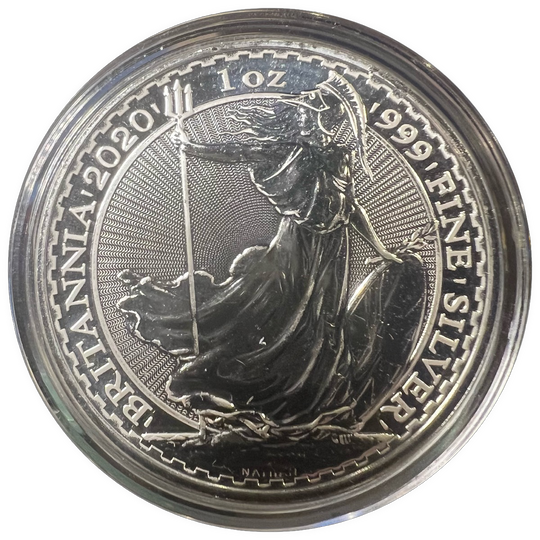 1oz .999Ag Britannia Div. årstall