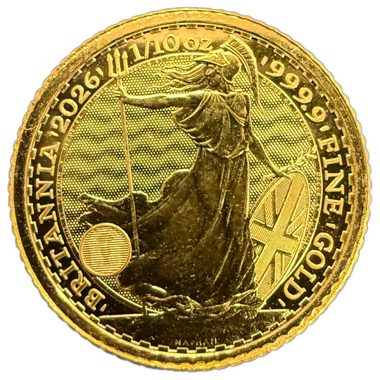 1/10oz .999Au Britannia 2026