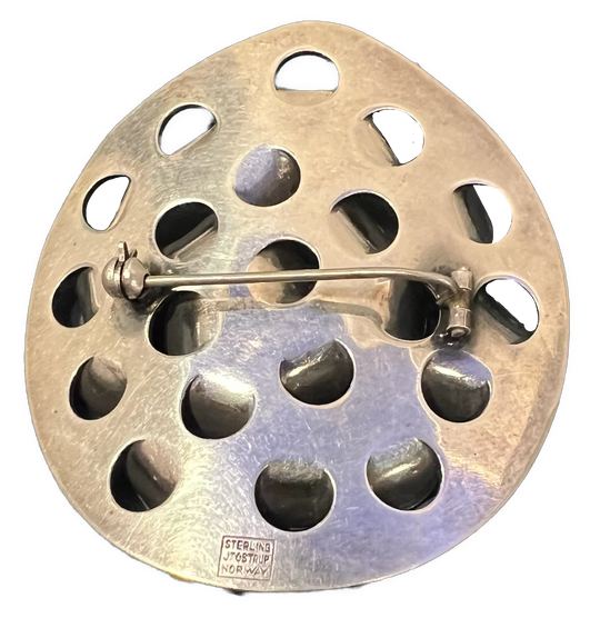 925s brosje 6x5.5cm Grethe Prytz Kittelsen