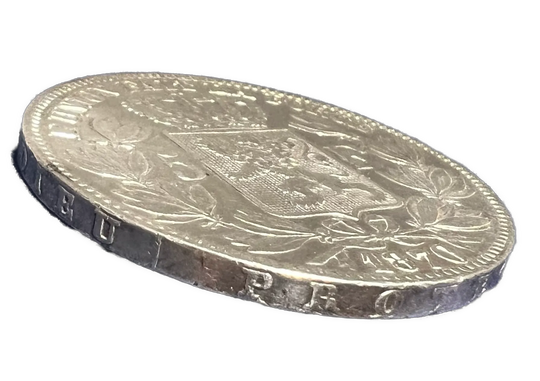 5 Fr Belgium 1870 24.9g .900Ag