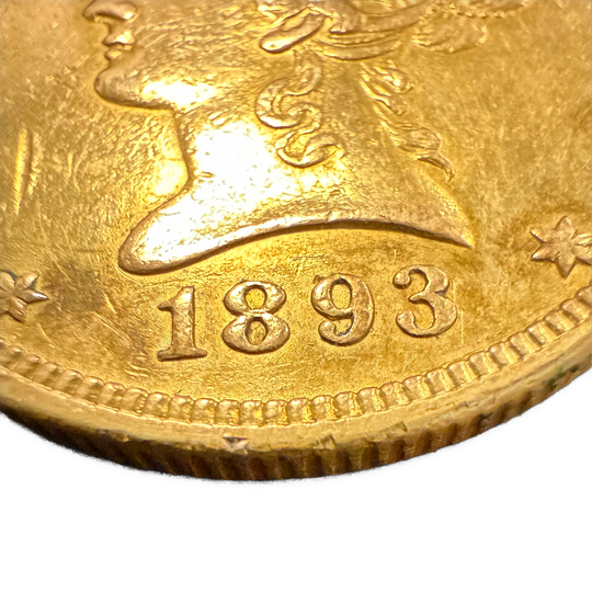 16.97g .900Au (SPOT) 1893 $10 Liberty