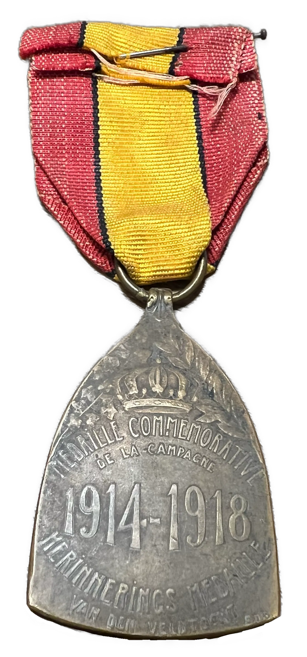 1. Verdenskrig Belgia 1914-18 medalje