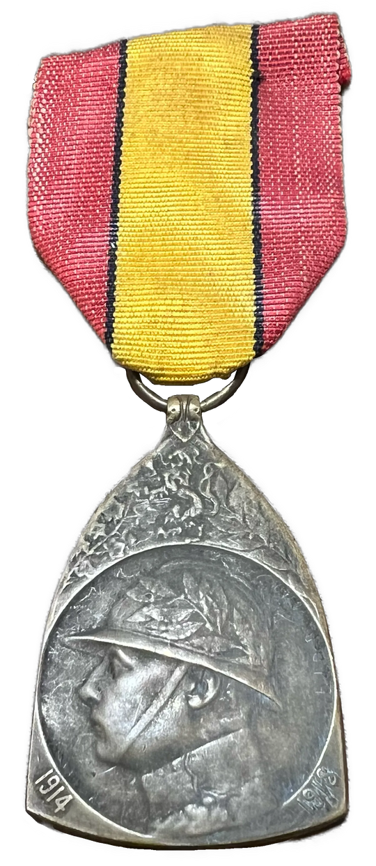 1. Verdenskrig Belgia 1914-18 medalje