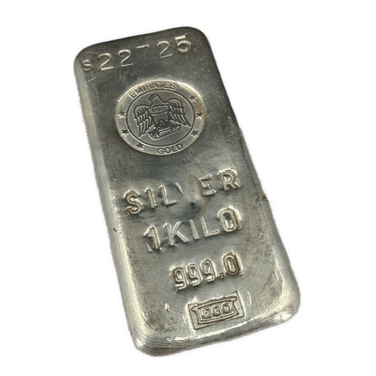 1KG .999Ag Barre EGO Emirates Gold