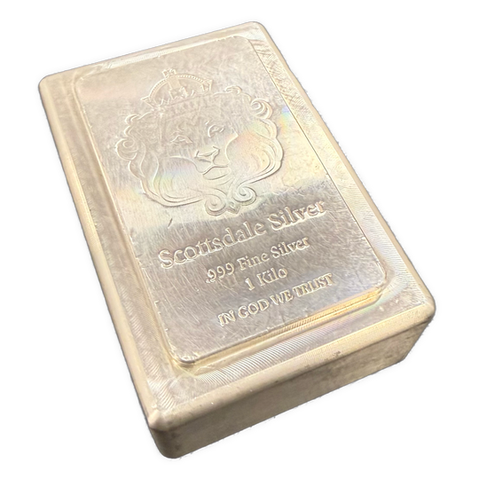 1KG .999Ag Barre Scotsdale Silver
