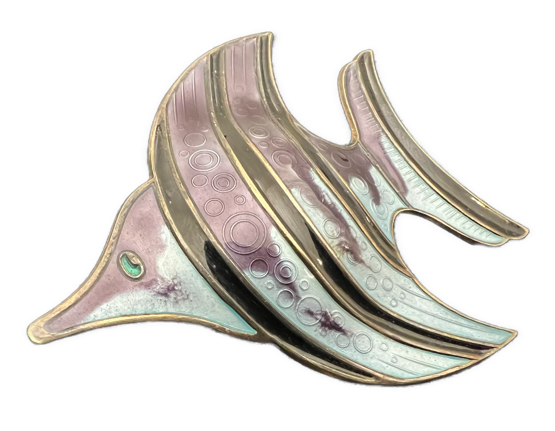 925s brosje D-A W.Winnæs 5x4.5cm