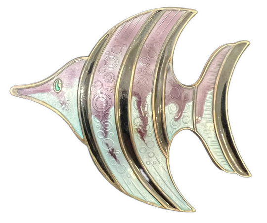 925s brosje D-A W.Winnæs 5x4.5cm