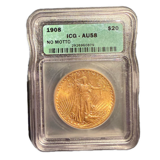 33.43g .900Au $20 1908 Double Eagle