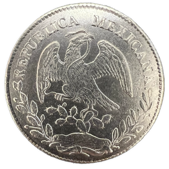 8 Reales 1876 Mexico Do C.M.