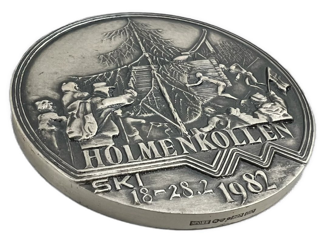 259g .925Ag (SPOT) Den offisielle VM-medaljen Holmenkollen Ski 1982 (Kalendermedaljen)