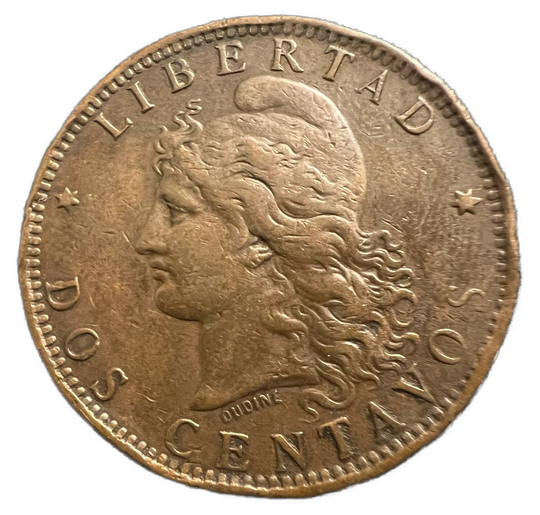 2 Centavos 1890 Argentina
