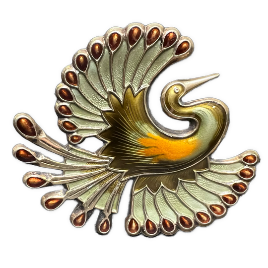 925s brosje D-A 5x5cm