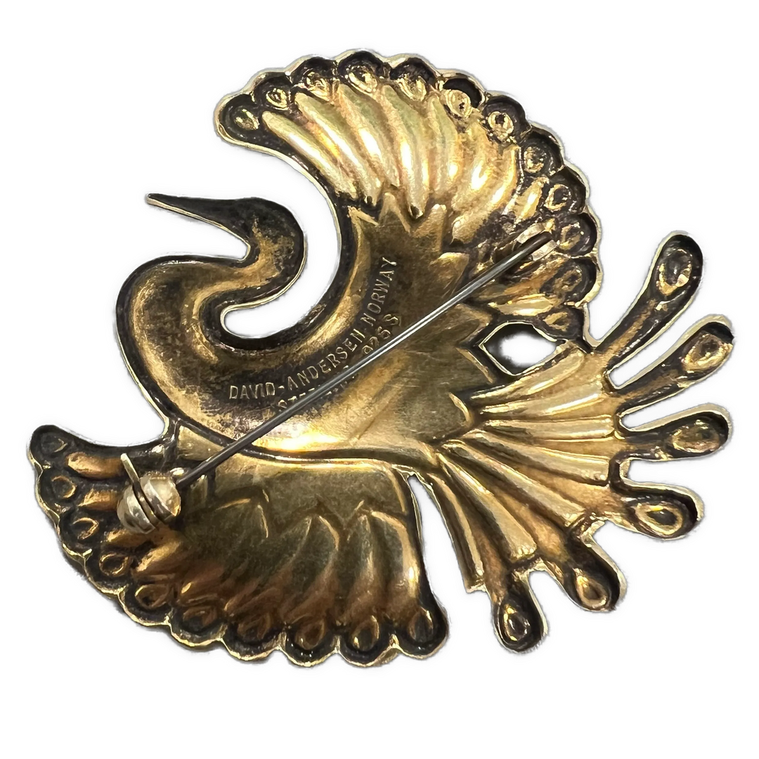 925s brosje D-A 5x5cm