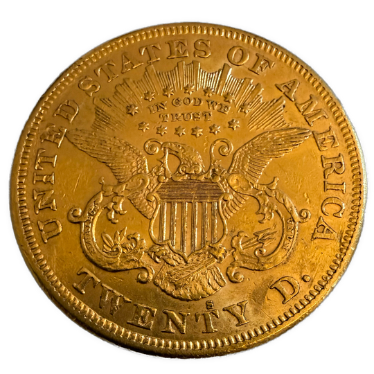 33.4g .900Au 1876 Double Eagle