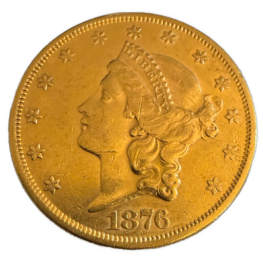 33.4g .900Au 1876 Double Eagle