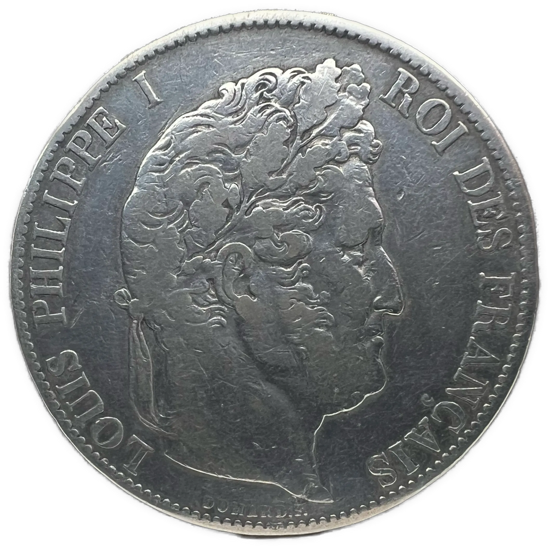 5 Francs 1848 BB Louis Philippe I Kv.1