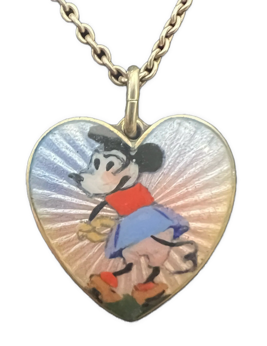 925s anheng m/kjede «Minnie Mus»
