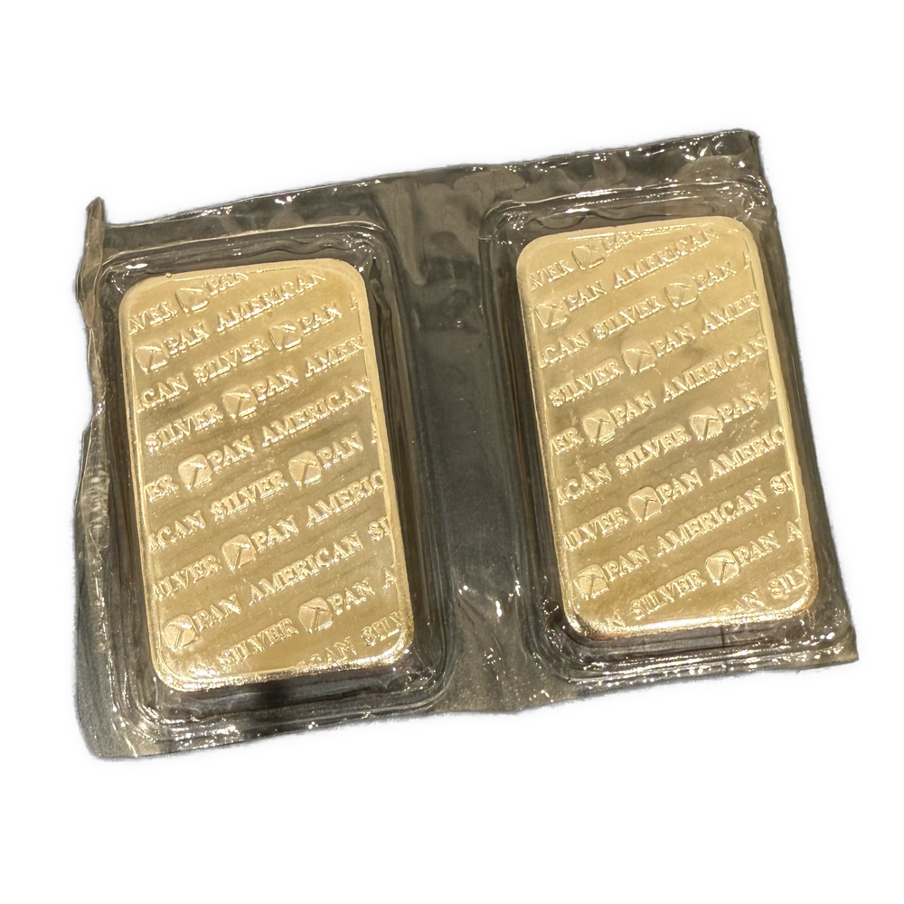 2x5oz .999Ag barre Pan American Silver Corp