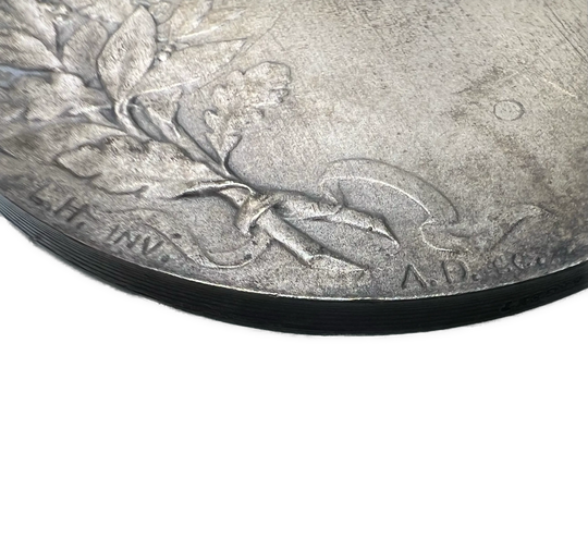 Médaille de la «Ville de Lille» .925Ag Frankrike Leon Hodebert/Alphée Dubois (1831-1905)