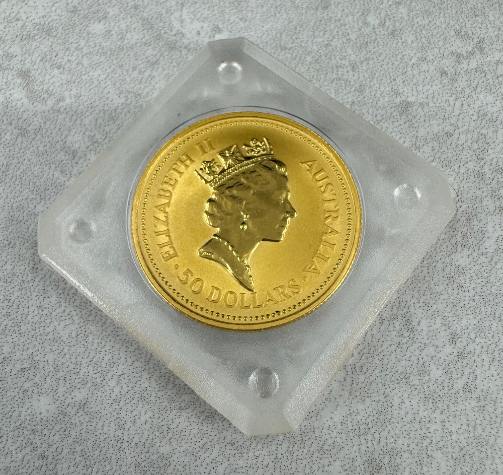 1/2oz .999Au 1990 Australian Kangaroo Nugget