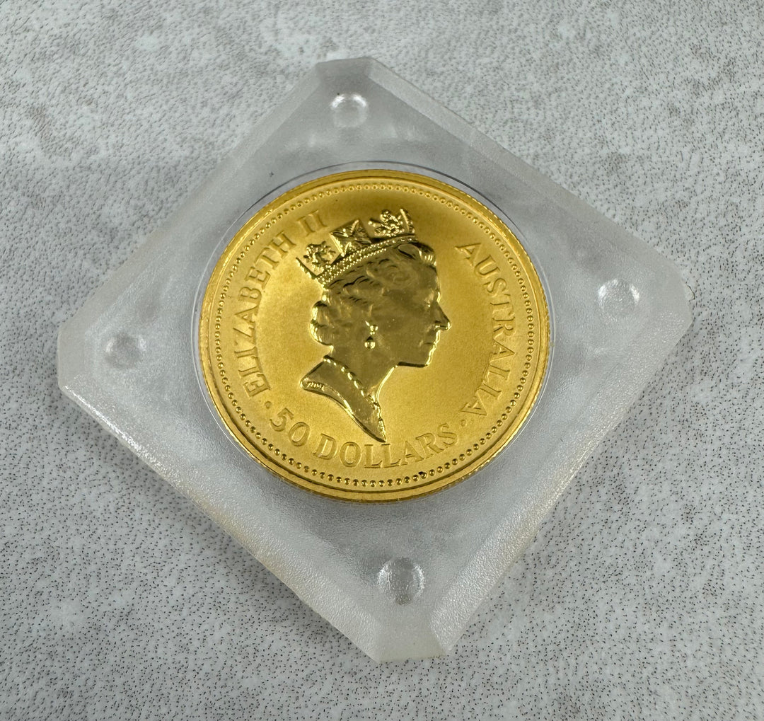 1/2oz .999Au 1990 Australian Kangaroo Nugget